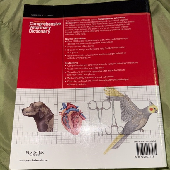 BNWOT Veterinary Dictionary 4th Edition - Picture 4 of 8
